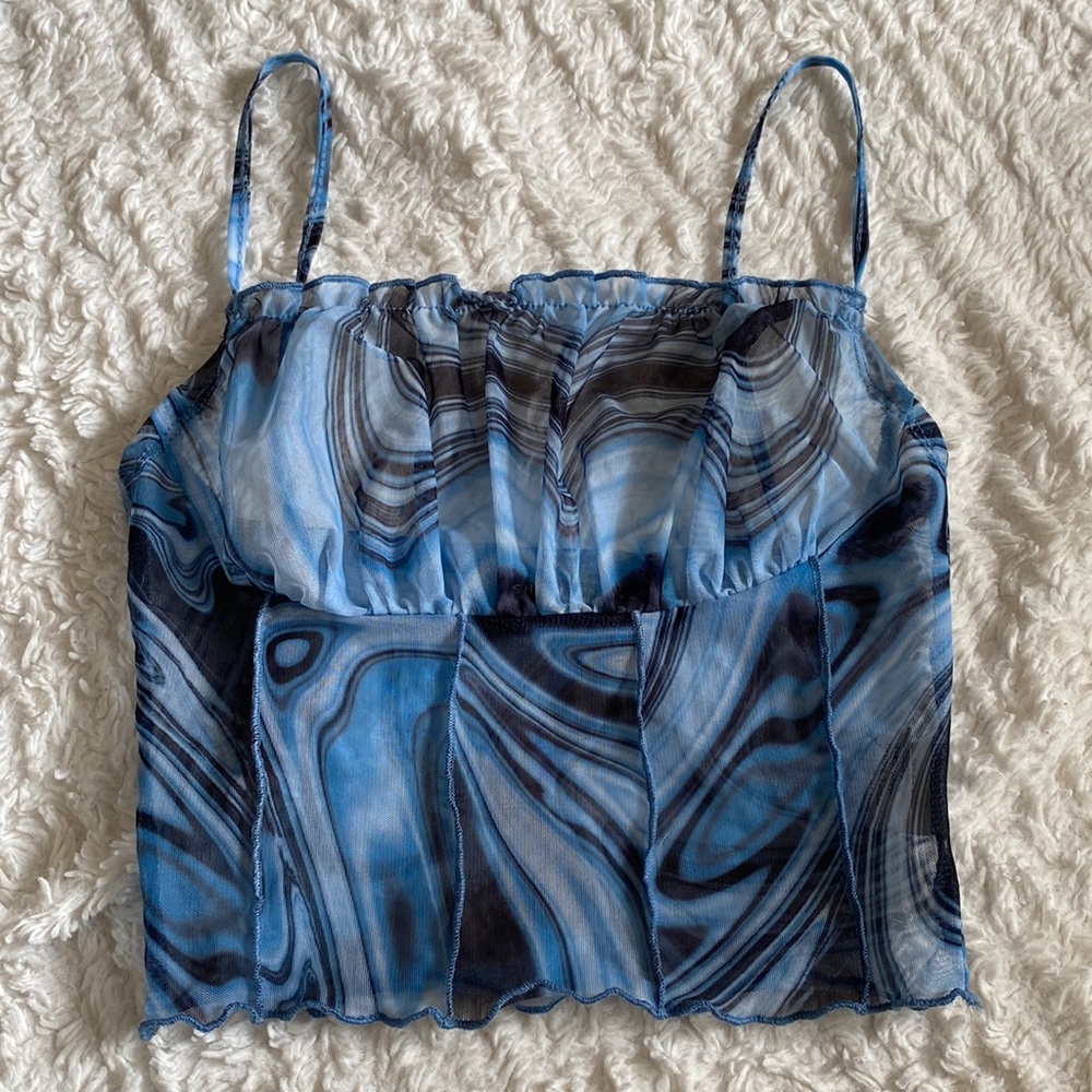 Mesh crop top
